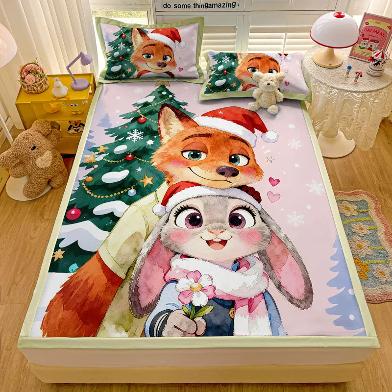 Summer silk mat with animals for students