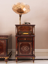 Otino high-end British series gramophone Stuart vinyl record player Gold foil Gris antique process