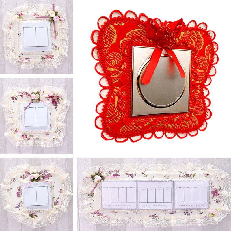 Net red switch adhesive protective sleeve simple and elegant and high-end creative switch socket decorative cover insert sleeve dust cover