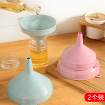 Large-diameter funnel household wine ladle wine container large oil funnel wine drinker wine graper