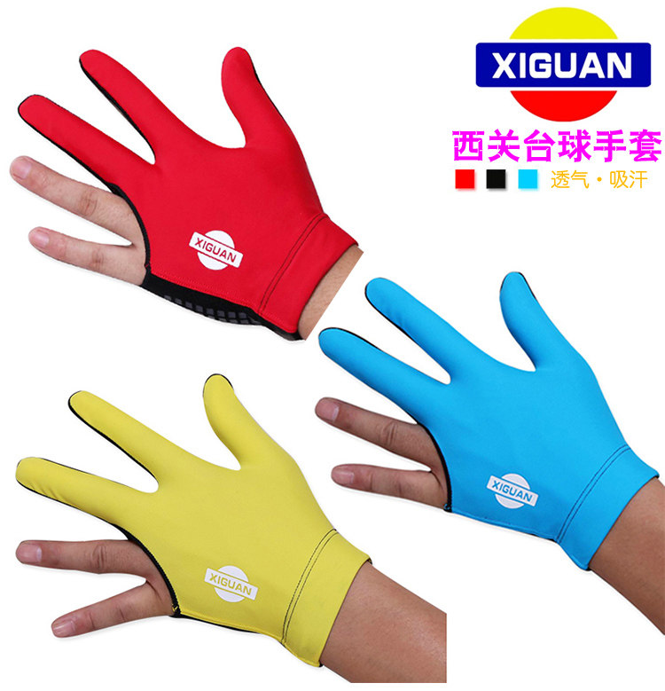 West Guan Billiard Gloves Three Fingers Beating Table Ball Suction and Breathable Special Table Tennis Table Comfort Gloves table Ball Supplies Accessories Accessories