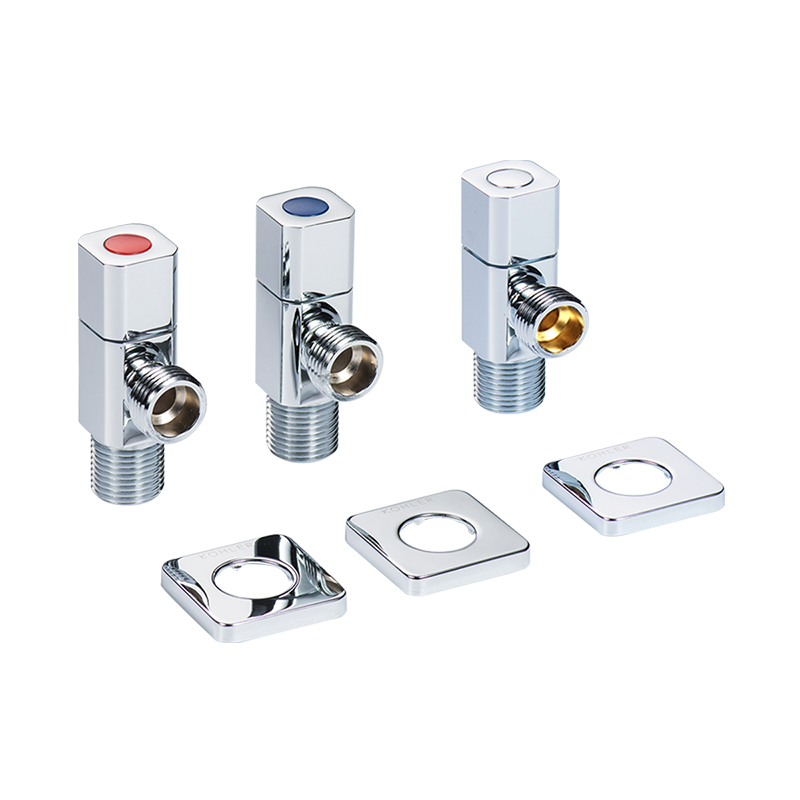 Kollemunjom Tongan angle valve triangular valve hot and cold water universal fine copper water stop valve accessories 76389 76390