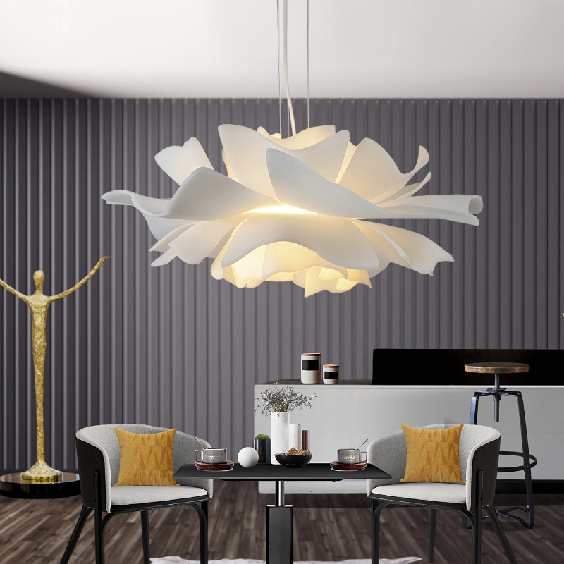 Dining room chandelier Bedroom led simple modern Nordic dining room lamp 2021 new designer sense net red creative