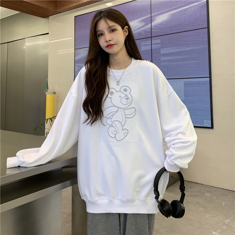 Spring and Autumn Maternity Sweater Women's Thin Loose Korean Version Large Size Mid-Length Top 2021 New Fashion Outing Tide