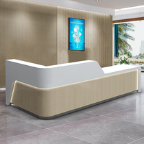 Blue Rhombus Baking Lacquer Front Desk Nurse Station Sub-Outpatient Desk Reception Desk Oral Hospital Oral Hospital Guide Medical Pre-Check Desk Bar Desk Table