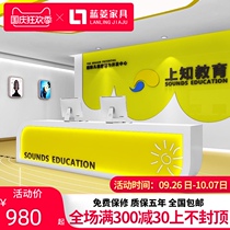 Training school paint front desk kindergarten bar early education center mother and baby shop reception desk office front table customized