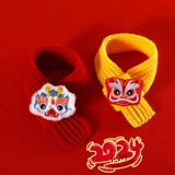 Слюнявчик, шарф, зимний чокер, нагрудник, декор, наряжаться