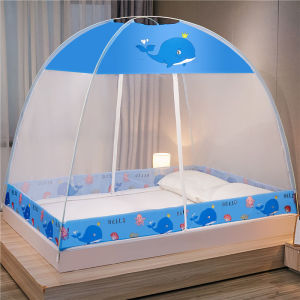 蒙古包家用加密加厚单双人学生宿舍蚊帐