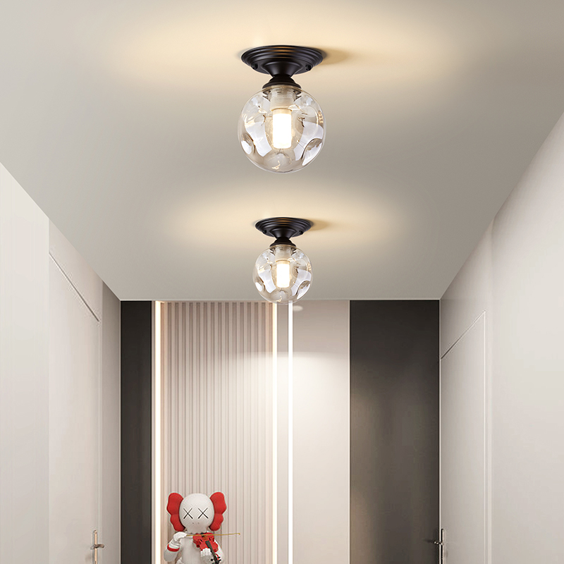Yingshang home walkway lights simple modern Nordic corridor entrance lights led cloakroom balcony small ceiling lamps