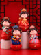 Xi'An Cultural and Creative Souvenirs, Ancient Style Tang Dynasty Lady, Luoyang Tumbler Figurine, Office Desktop Decoration Gift for Girls