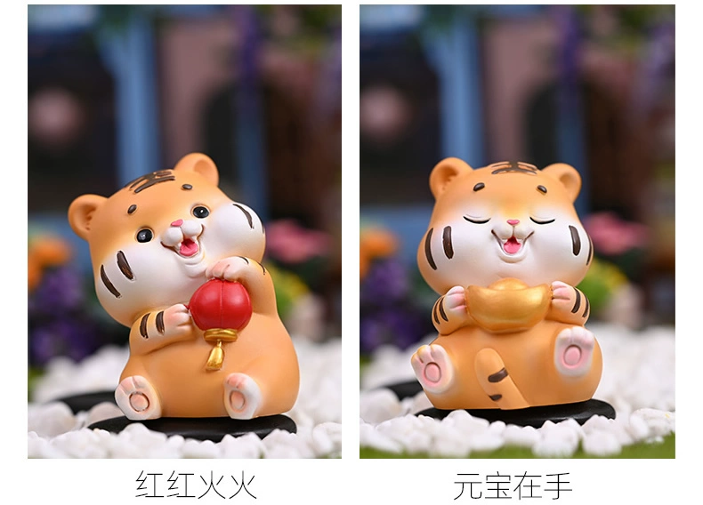 Con Hổ Dễ Thương Trang Trí Xe Hơi Dễ Thương Linh Vật Năm Mới Búp Bê Hoạt Hình Trang Trí Xe Ô Tô Quà Tặng Sinh Nhật Cho Bé Gái lót ghế