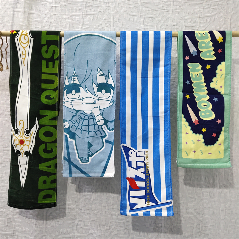 Special price pure cotton hanging neck sport Sweat Towel Street Dance Basketball Rubs sweat towels Portable Fitness Katong Long Towels-Taobao