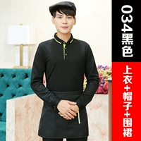 034 черный (топ + шляпа + фартук)