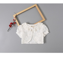 New short-sleeved girls shawl summer small waistcoat Korean style childrens cardigan princess dress shawl jacket