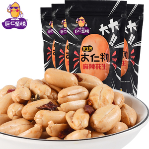 【108g*4袋】巨仁坚榜麻辣花生下酒菜