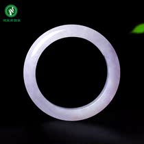 The source of Ningcui Pavilion is directly supplied to Myanmars natural ice glutinous species hibiscus and floating flowers jade bracelet jade bracelet childrens live broadcast