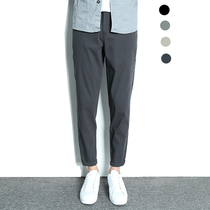 90% pants for men Summer slim fit loose straight cylinder washed tapered body Body Casual Pants Handsome air trendy 100 lap pants