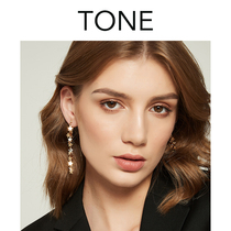 Stars long earrings earrings mosquito coils advanced temperament simple Hong Kong style exaggerated super fairy earless female