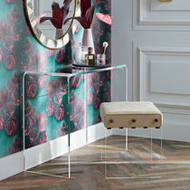 Transparent acrylic table Makeup Table Creativity Extremely Simple Dresser Table Minimalist Computer Desk Light Extravagant Modern Desk Genguan