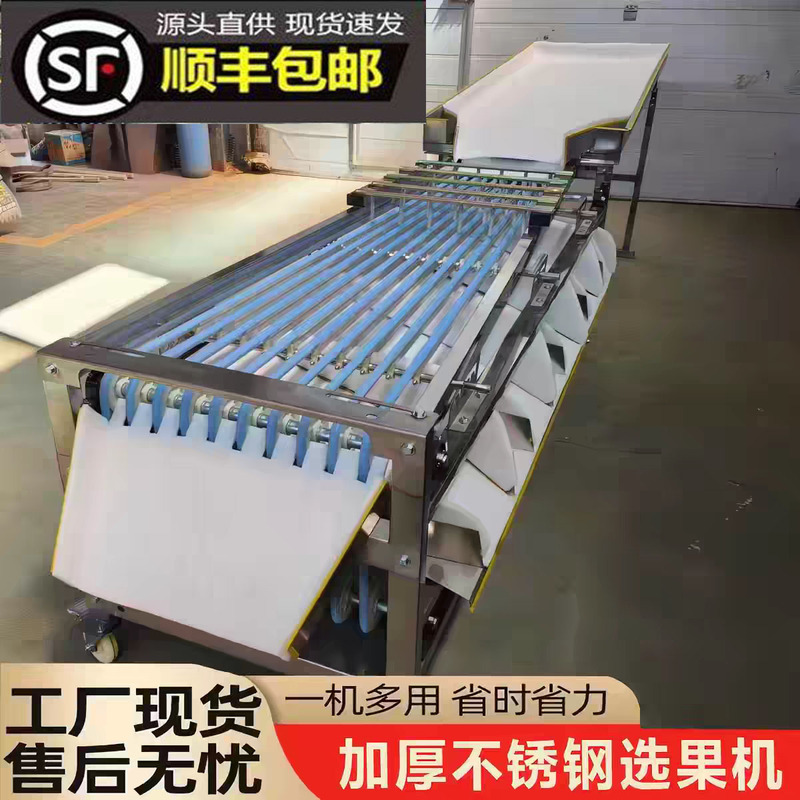 New Fruit Sorting Machine for Oranges, Cherry Tomatoes, Green Dates, Kumquats, Betel Nut, Passion Fruit, Persimmons, Plums, Bayberries, Grading and Screening Machine
