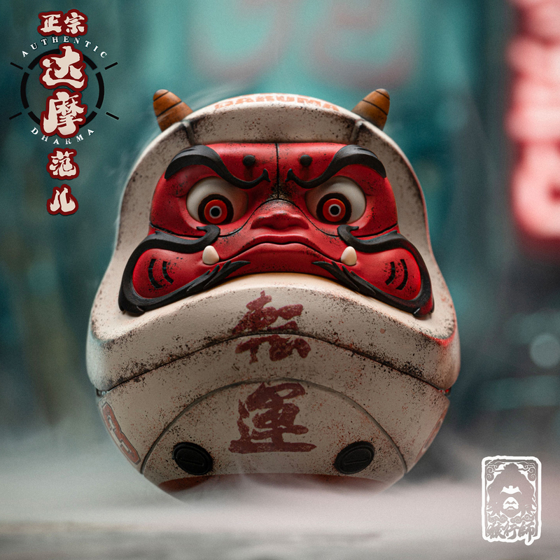 [in Stock] Monkey Monk Authentic Daruma Figure Fortune-Bringing Daruma Trendy Collectible Ornament Gift