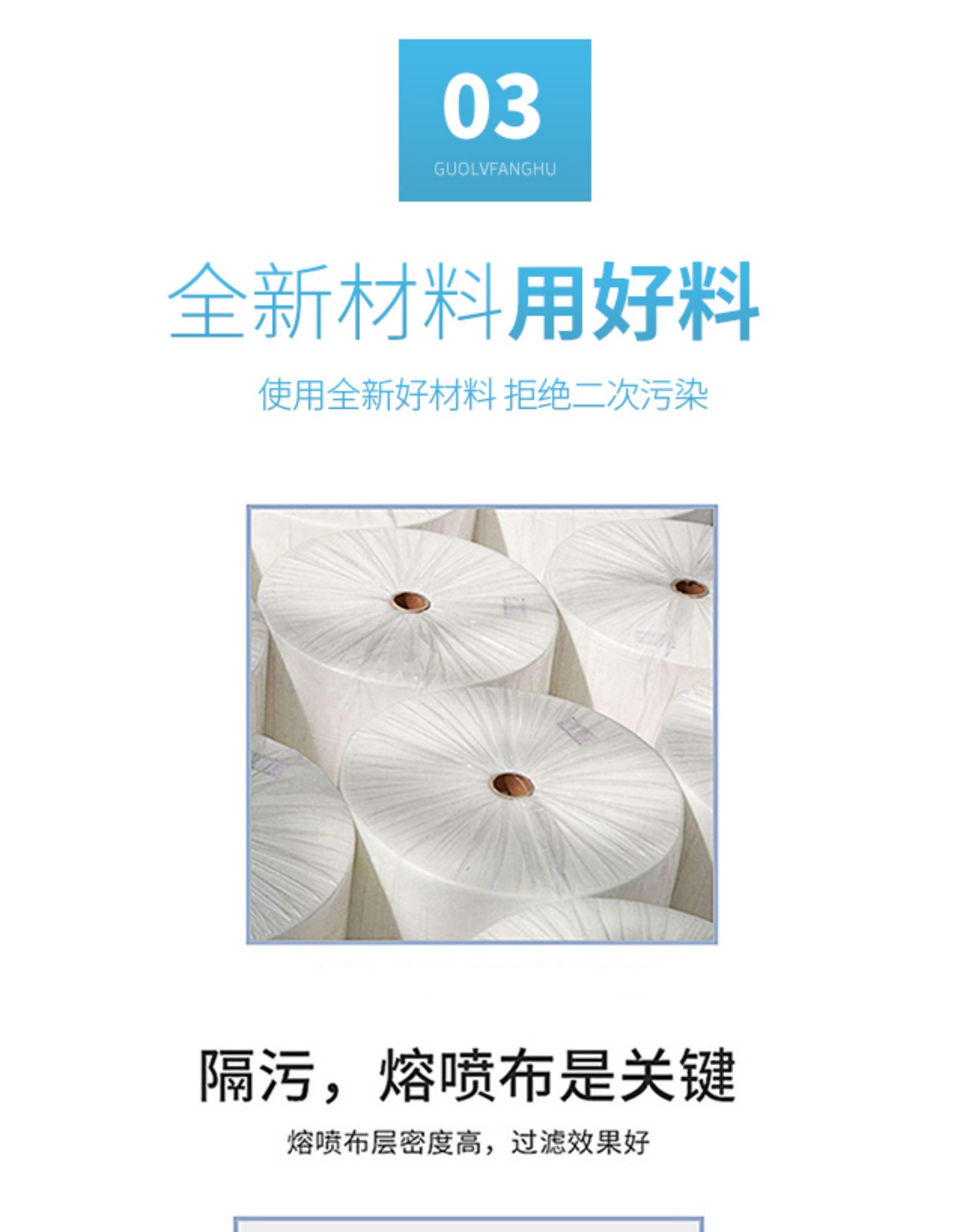 亿吉堂 三层防尘口罩含熔喷布 100只 图10