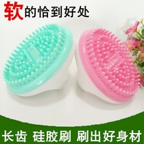 Weight loss fat massage brush through soft brush to brush head treatment of cervical vertebra massage brush essential oil belly fat reduction brush