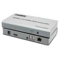 High definition 4K lossless HDMI extender with USB key mouse transmitter 60 m 100 m turn KVM network cable amplifying transceiver changeover split screen device RJ45 network port audio-video network transmission projection