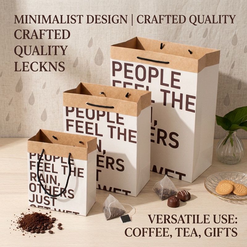 Creative Gift Bag Kraft Paper Handbag ins Style Retro Birthday Valentine's Day Floral Arrangement Flower Packaging Bag