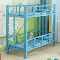 Qingdao kindergarten bed nap bed bunk bunk childrens bed afternoon care bed student care class upper and lower bed iron bed