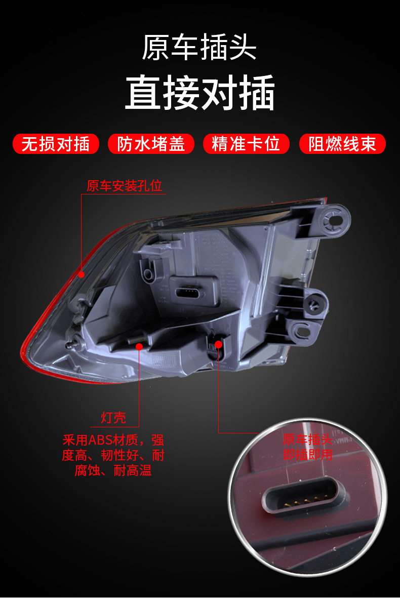 Suitable for BMW 3 Series rear tail light assembly F30/F35 rear brake light 320li328li318li reversing light