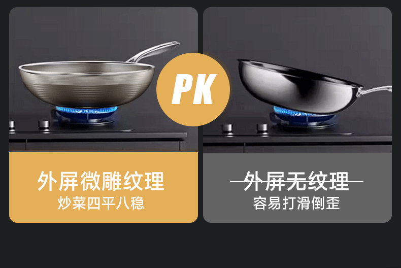 安享好物 安享A级炒锅-康巴赫七代 真钛 蜂窝不粘锅 国标 