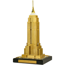 World landmark building ornaments high-rise building completion commemoration creative crystal house model production customized gifts