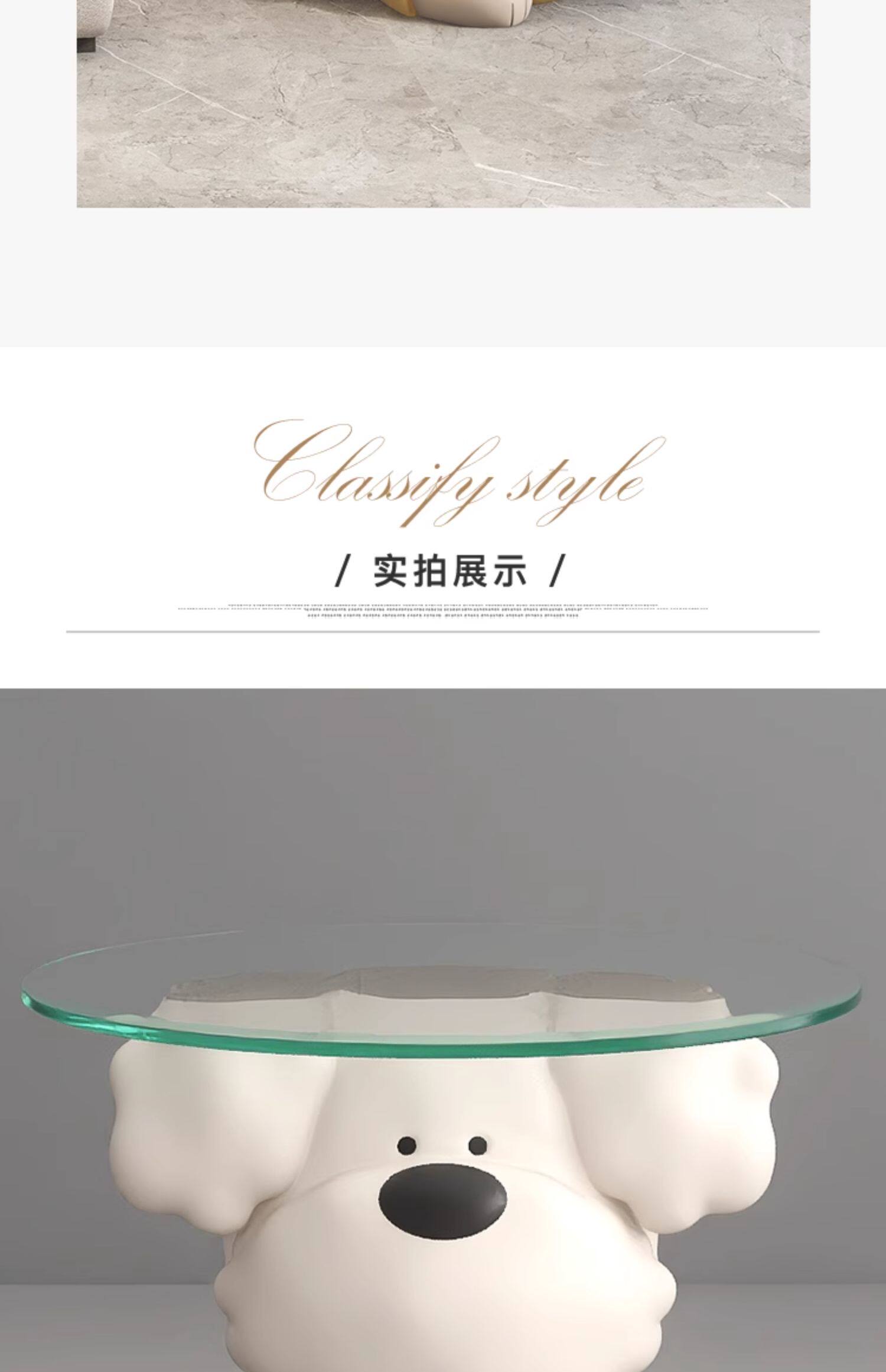 奶油风熊落地摆件装饰品电视柜旁沙发边几床头柜高级感乔迁礼物详情31