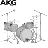 AKG/AI Technology Technology Drum Set Session I Bumber Countermeter Jazz Setling Drum Microbind 7 Pack