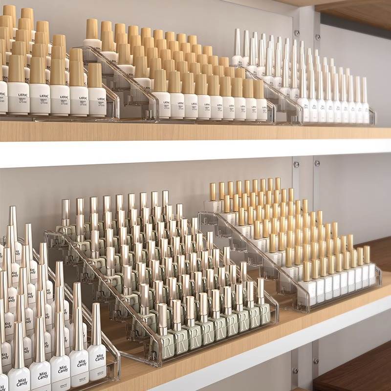 Transparent Acrylic Eyeshadow Multi-Layer Storage Rack Nail Art Display Cabinet