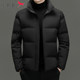 Red Dragonfly down Jacket Men's Winter New Trendy Solid Color Cold-Proof down Jacket Casual Short Stand Collar Jacket for Men