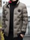 Red Dragonfly down Jacket Men's Winter New Thickened Warm Stand Collar Top Trendy Casual Lightweight Jacket for Men
