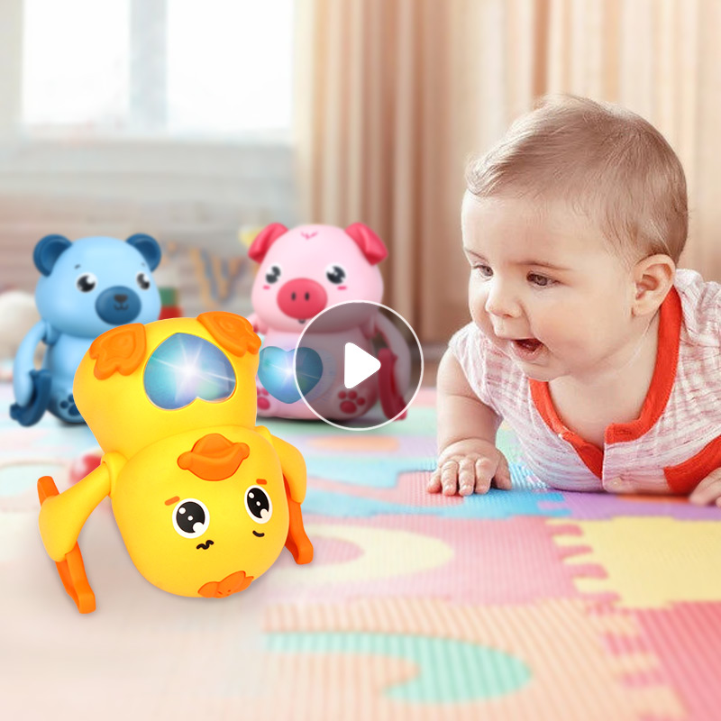 Babies play with sound - acting baby 6 months newborn child Izzo early teaching 0 - 1 half year old boy and girl