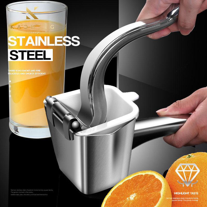 German manual juicer orange juice pomegranate juice squeezer 304 stainless steel hand pressed shake fruit lemon artifact