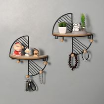 The storage rack beside the washbasin is simple and punch-free. Wall-mounted storage rack for living room and bedroom. Wall-mounted storage rack.