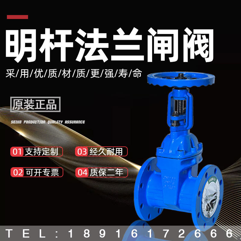Shanghai Shanghaiwork Valve Z41X Mingpole Gate Valve Soft Seal Fire Protection Pipeline DN50 80100150200