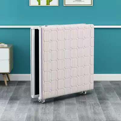 Folding bed single bed office lunch break nap home 1 2 m double simple rental room portable hard board bed