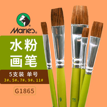 Marley G1866A and Milli gouache brush Set 6 pcs Acrylic brush Gouache brush