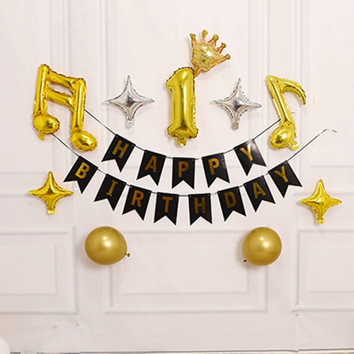 Baby Birthday Balloon однолетний детский пакет сцены для вечеринки сцены