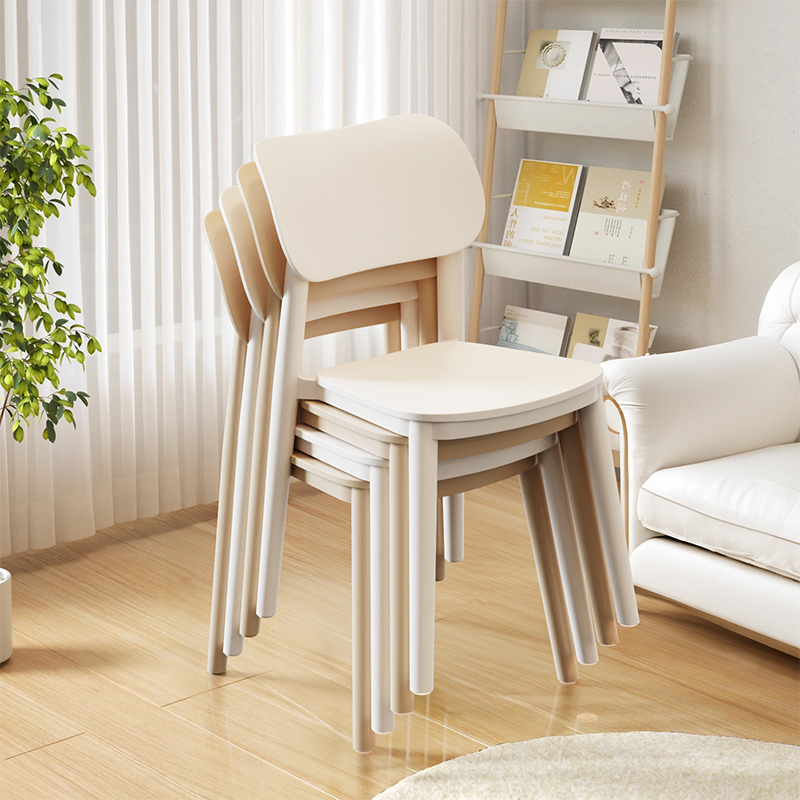 Backrest dining chair Home modern minimalist thickening for long sitting comfortable plastic stools Nordic net red commercial table chairs-Taobao