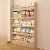 Книжная полка из натурального дерева, многослойный книжный шкаф, чтение, книга с картинками, журнал, система хранения