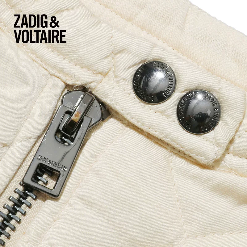 Женская куртка Zadig & VOLTAIRE куртка повседневная короткая плечо ромб компресс молния 3401WD