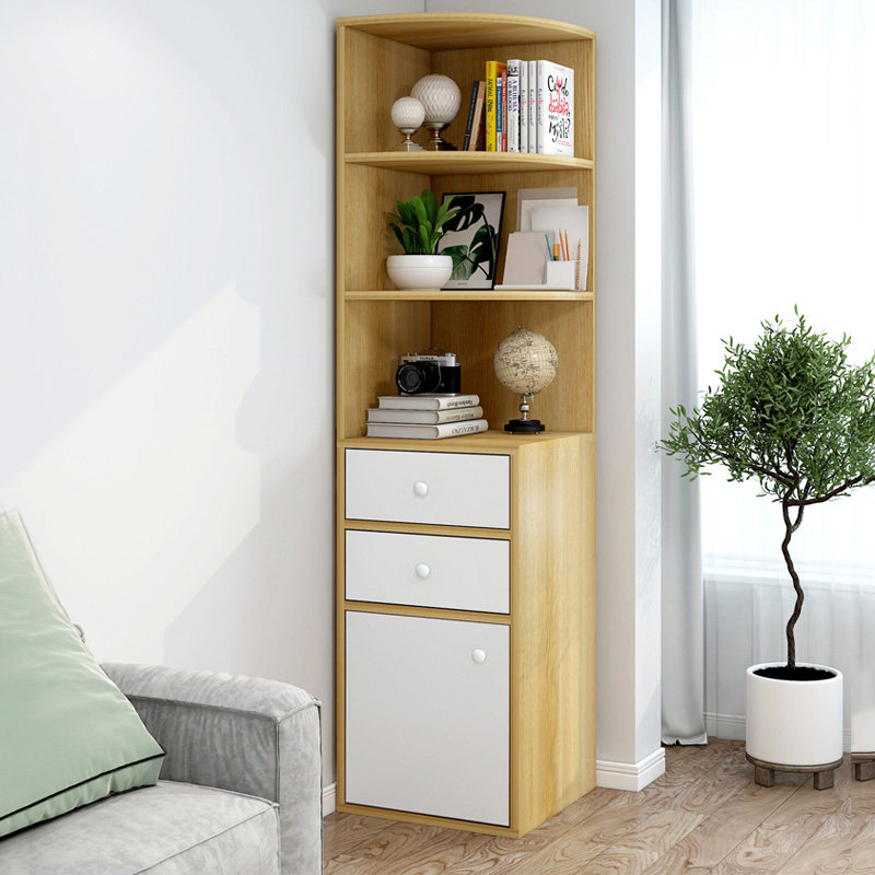Corner cabinet corner storage cabinet simple multifunctional bedroom triangle corner cabinet living room corner shelf corner cabinet