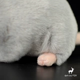 Покупки самообслуживания без обслуживания клиентов - серая кукла-мышь, плюшевая игрушка, кукла-мышь, имитация животного